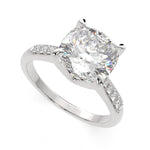 Load image into Gallery viewer, Federica Cushion Cut 4 Prong Engagement Ring Setting - Nivetta
