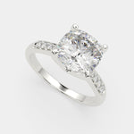 Load image into Gallery viewer, Federica Cushion Cut 4 Prong Engagement Ring Setting - Nivetta
