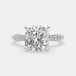 Load image into Gallery viewer, Federica Cushion Cut 4 Prong Engagement Ring Setting - Nivetta
