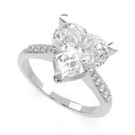 Load image into Gallery viewer, Federica Heart Cut 4 Prong Engagement Ring Setting - Nivetta
