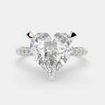 Load image into Gallery viewer, Federica Heart Cut 4 Prong Engagement Ring Setting - Nivetta
