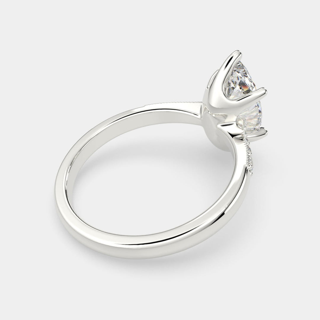 Federica Marquise Cut 4 Prong Engagement Ring Setting - Nivetta