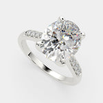 Load image into Gallery viewer, Federica Oval Cut 4 Prong Engagement Ring Setting - Nivetta
