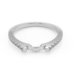 Load image into Gallery viewer, Gabriela Halo Pave Split Shank Princess Cut Engagement Ring - Nivetta
