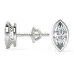 Load image into Gallery viewer, Gabrielle Marquise Cut Bezel Earrings - Nivetta
