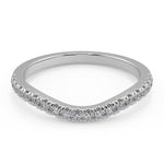 Load image into Gallery viewer, Gemma Classic 4 Prong Pave Princess Cut Diamond Engagement Ring - Nivetta
