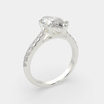 Load image into Gallery viewer, Ginevra Marquise Cut Tapered Engagement Ring Setting - Nivetta
