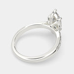Load image into Gallery viewer, Ginevra Marquise Cut Tapered Engagement Ring Setting - Nivetta
