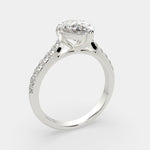 Load image into Gallery viewer, Ginevra Pear Cut Tapered Engagement Ring Setting - Nivetta
