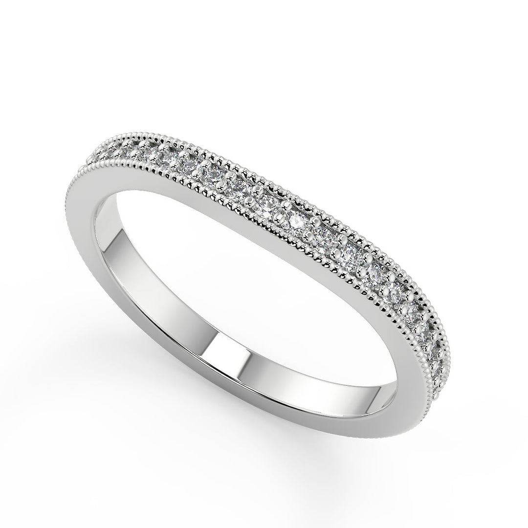 Greta Split Shank Pave Halo Cushion Cut Diamond Engagement Ring - Nivetta