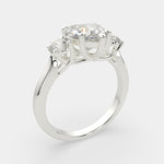 Load image into Gallery viewer, Hana Heart Cut 3 Stone Engagement Ring Setting - Nivetta
