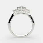 Load image into Gallery viewer, Hana Marquise Cut 3 Stone Engagement Ring Setting - Nivetta
