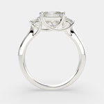 Load image into Gallery viewer, Hana Princess Cut 3 Stone Engagement Ring Setting - Nivetta

