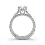 Load image into Gallery viewer, Hanna Promise Pave Cushion Cut Diamond Engagement Ring - Nivetta
