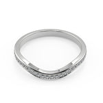 Load image into Gallery viewer, Helena Pave 4 Prong Crown Basket Princess Cut Engagement Ring - Nivetta
