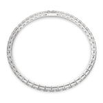 Load image into Gallery viewer, Isabeau Emerald Cut Diamond Tennis Bracelet Prong Set (8 ctw) - Nivetta
