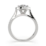 Load image into Gallery viewer, Isadora Marquise Cut Halo Pave Engagement Ring Setting - Nivetta
