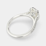 Load image into Gallery viewer, Isadora Pear Cut Halo Pave Engagement Ring Setting - Nivetta
