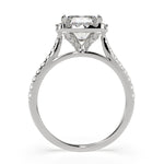 Load image into Gallery viewer, Isadora Princess Cut Halo Pave Engagement Ring Setting - Nivetta

