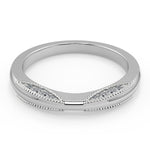 Load image into Gallery viewer, Jamya Milgrain 4 Prong Round Cut Diamond Engagement Ring - Nivetta
