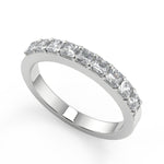 Load image into Gallery viewer, Janessa Shared Prong Assher 4 Prong Princess Cut Diamond Ring - Nivetta
