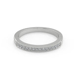 Load image into Gallery viewer, Jessica Four Prong Milgrain Round Cut Diamond Engagement Ring - Nivetta
