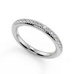 Load image into Gallery viewer, Jocelynn Pave Twist Infinity Rope Princess Cut Diamond Engagement Ring - Nivetta
