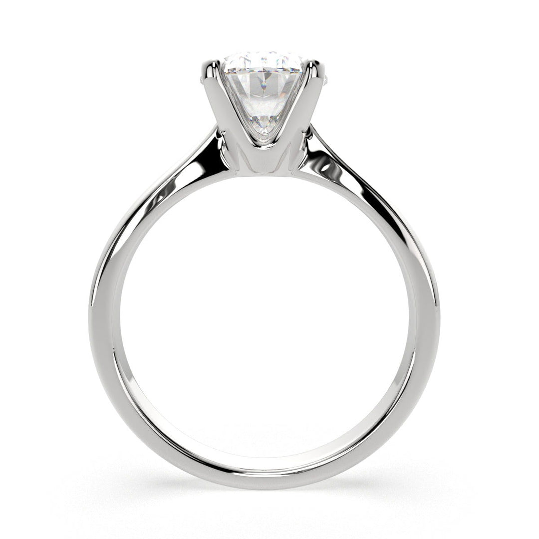 Juliana Oval Cut Classic Solitaire Engagement Ring Setting - Nivetta