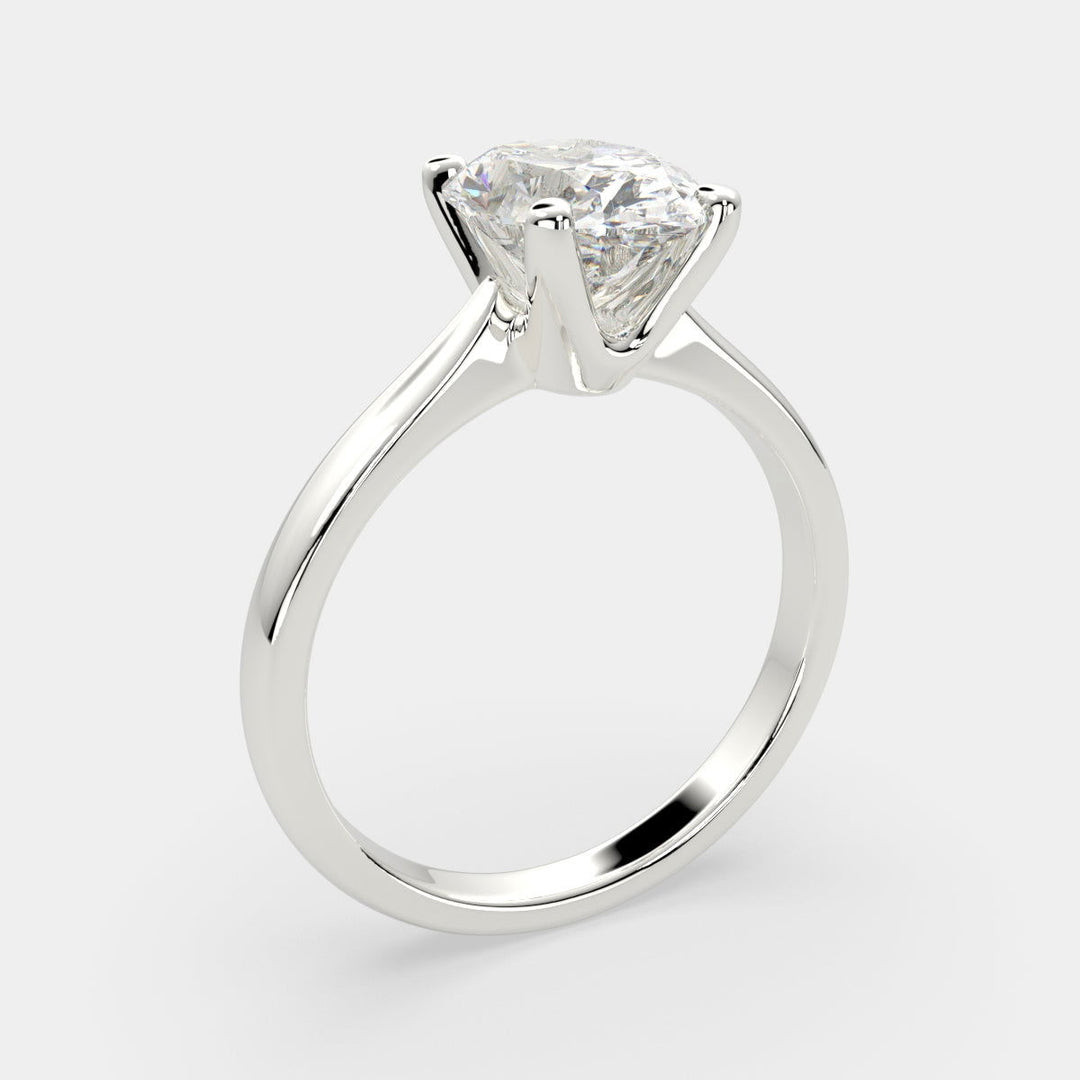Juliana Oval Cut Classic Solitaire Engagement Ring Setting - Nivetta