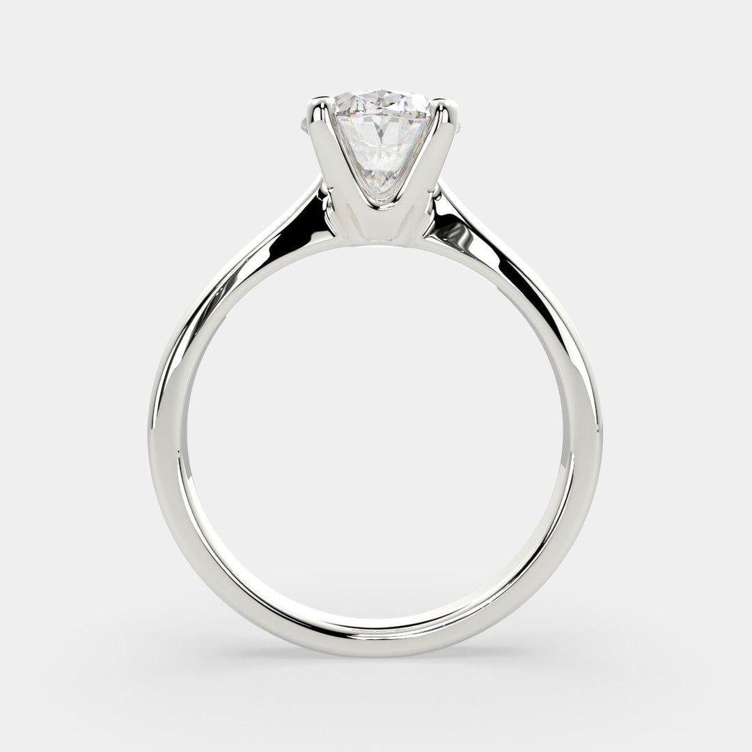 Juliana Oval Cut Classic Solitaire Engagement Ring Setting - Nivetta