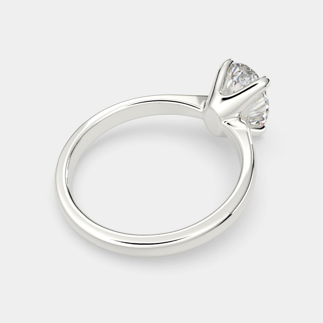 Juliana Oval Cut Classic Solitaire Engagement Ring Setting - Nivetta
