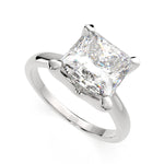 Load image into Gallery viewer, Juliana Princess Cut Classic Solitaire Engagement Ring Setting - Nivetta
