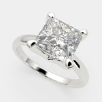 Load image into Gallery viewer, Juliana Princess Cut Classic Solitaire Engagement Ring Setting - Nivetta
