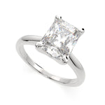 Load image into Gallery viewer, Juliana Radiant Cut Classic Solitaire Engagement Ring Setting - Nivetta
