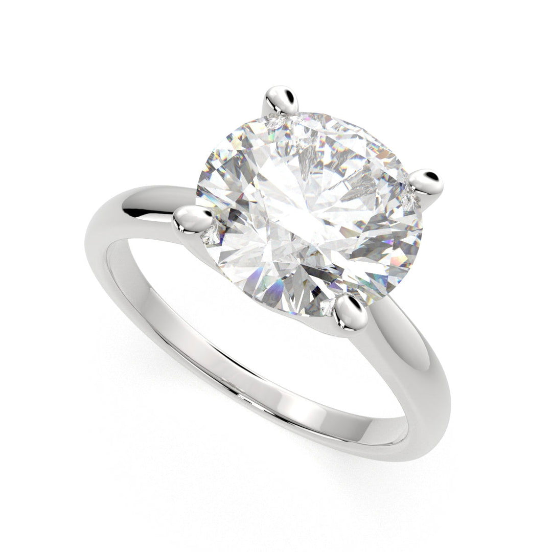 Juliana Round Cut Classic Solitaire Engagement Ring Setting - Nivetta