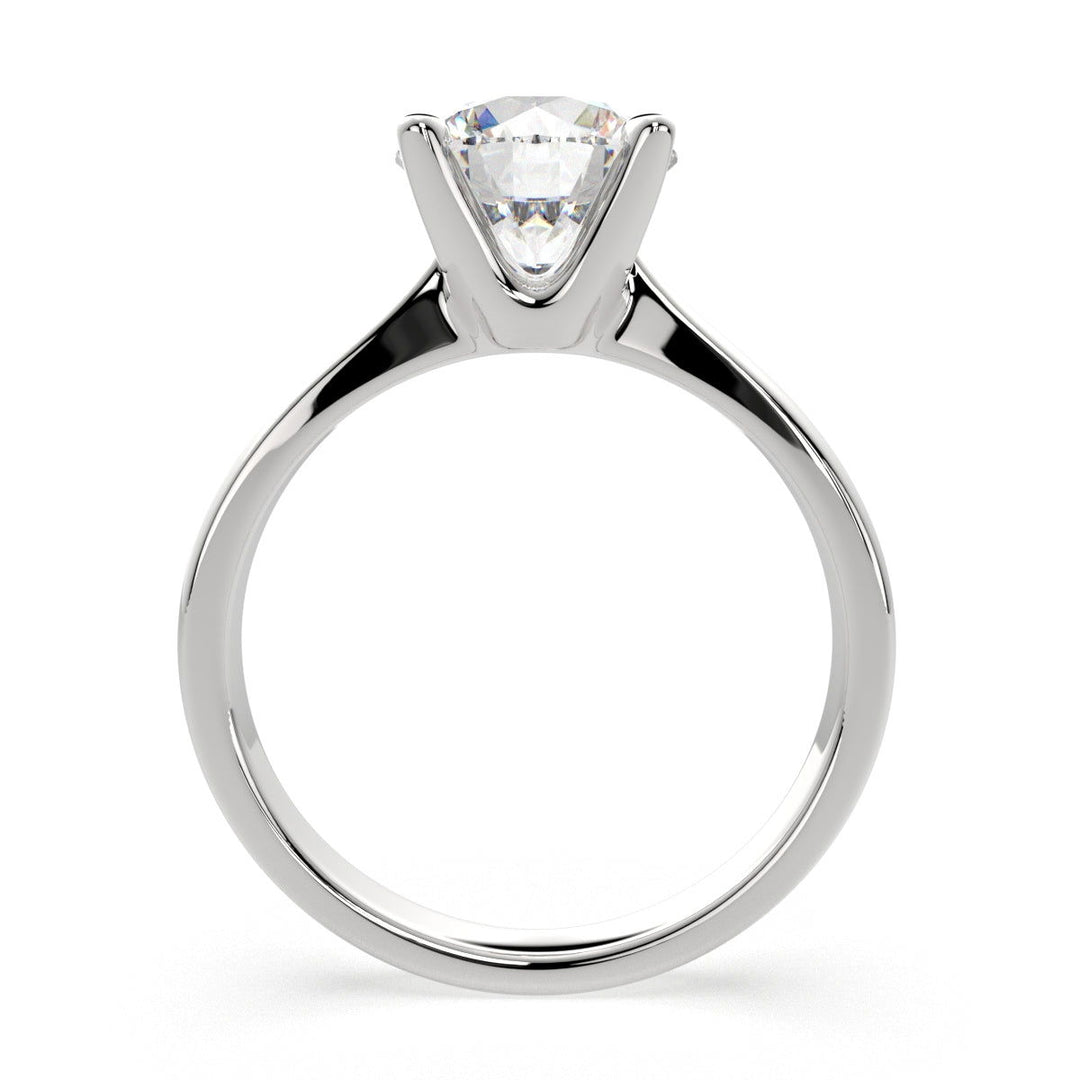 Juliana Round Cut Classic Solitaire Engagement Ring Setting - Nivetta