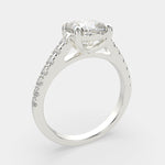 Load image into Gallery viewer, Karina Cushion Cut Pave 6 Prong Engagement Ring Setting - Nivetta
