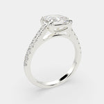 Load image into Gallery viewer, Karina Emerald Cut Pave 6 Prong Engagement Ring Setting - Nivetta
