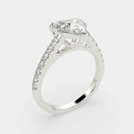 Load image into Gallery viewer, Karina Heart Cut Pave 6 Prong Engagement Ring Setting - Nivetta
