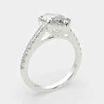 Load image into Gallery viewer, Karina Marquise Cut Pave 6 Prong Engagement Ring Setting - Nivetta
