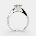 Load image into Gallery viewer, Karina Marquise Cut Pave 6 Prong Engagement Ring Setting - Nivetta
