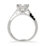 Load image into Gallery viewer, Karina Princess Cut Pave 6 Prong Engagement Ring Setting - Nivetta

