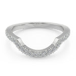 Load image into Gallery viewer, Kaylynn 3 Row Pave Round Cut Diamond Engagement Ring - Nivetta
