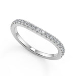 Load image into Gallery viewer, Kendall Double Halo Split Shank Pave Round Cut Diamond Ring - Nivetta
