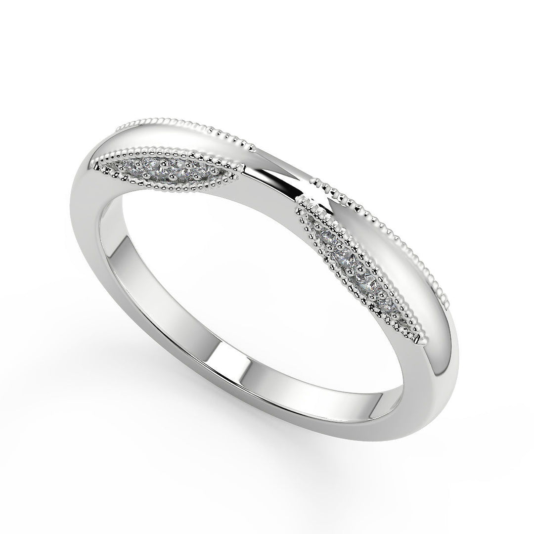 Khloe Milgrain 4 Prong Princess Cut Diamond Engagement Ring - Nivetta