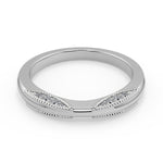 Load image into Gallery viewer, Khloe Milgrain 4 Prong Princess Cut Diamond Engagement Ring - Nivetta

