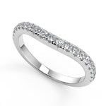 Load image into Gallery viewer, Kiara Baguette Accents 3 Stone Princess Cut Engagement Ring - Nivetta
