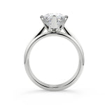 Load image into Gallery viewer, Kristina 4 Prong Solitaire Princess Cut Diamond Engagement Ring - Nivetta
