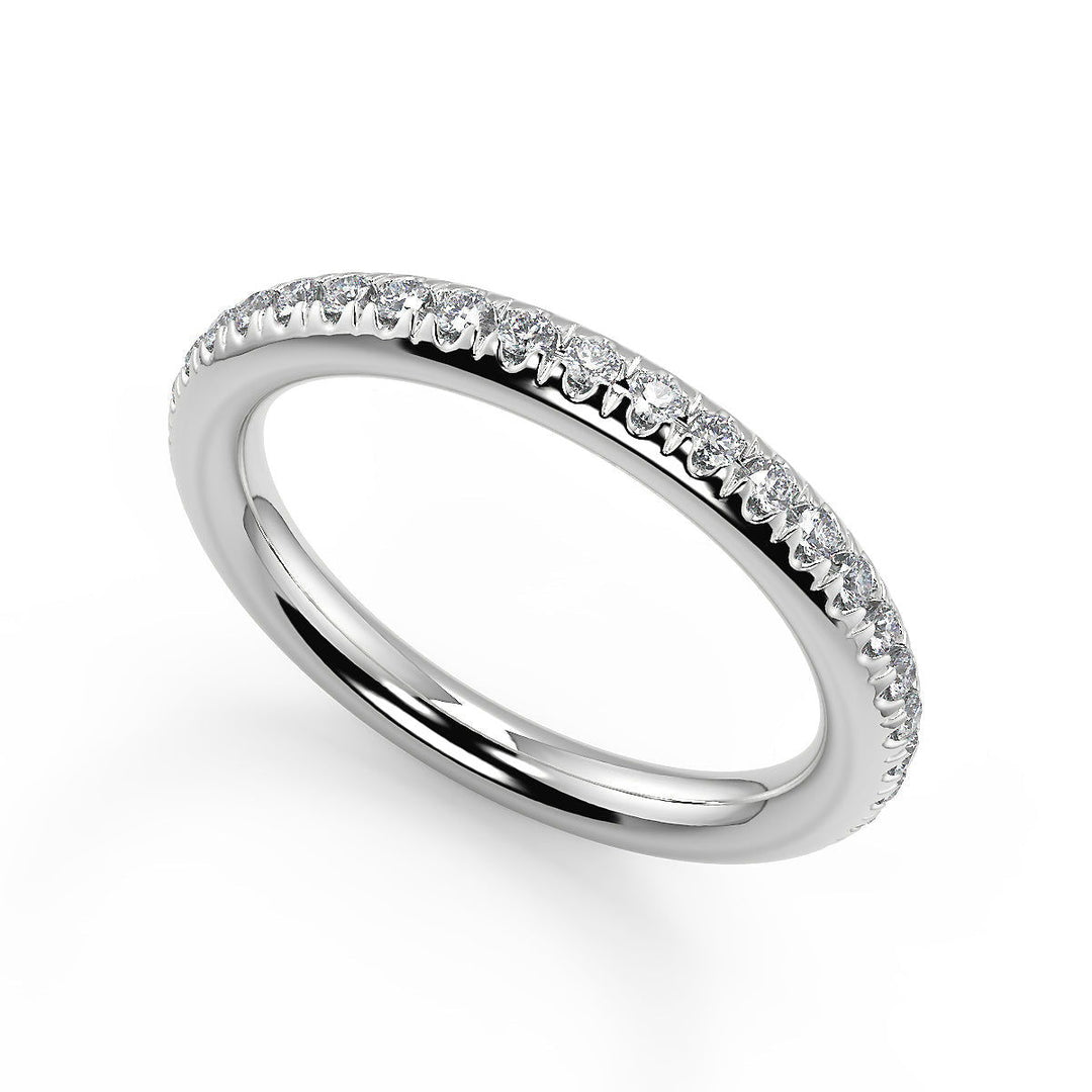 Lorelei Pave Twist Rope Cushion Cut Diamond Engagement Ring - Nivetta