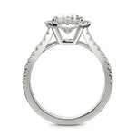 Load image into Gallery viewer, Luciana Oval Cut Halo Split Claw Set Engagement Ring - Nivetta - Nivetta
